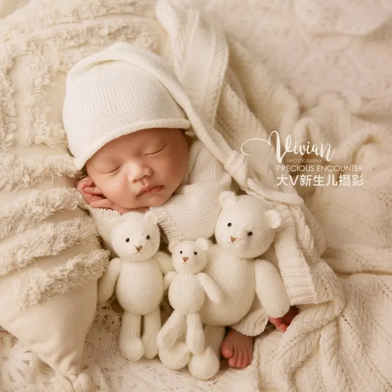 White Bear Theme Set - Newborn Photography Props - Image 2